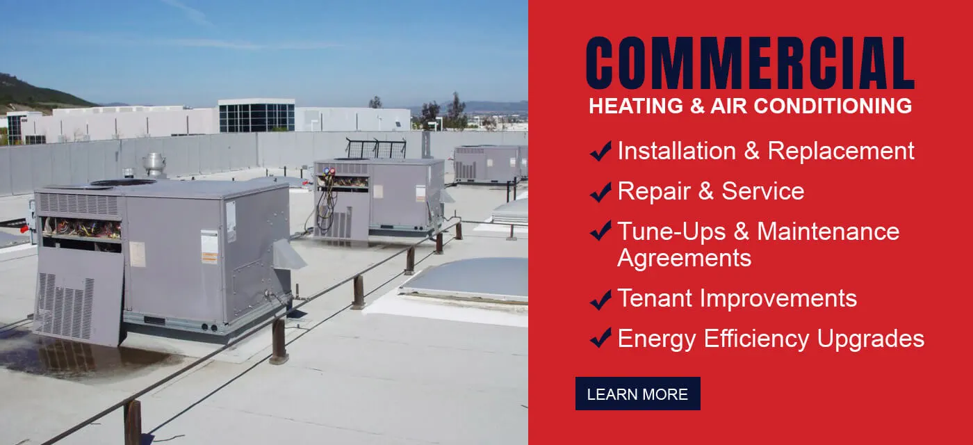 Commercial HVAC Installation, Repair & Service Temecula & Menifee